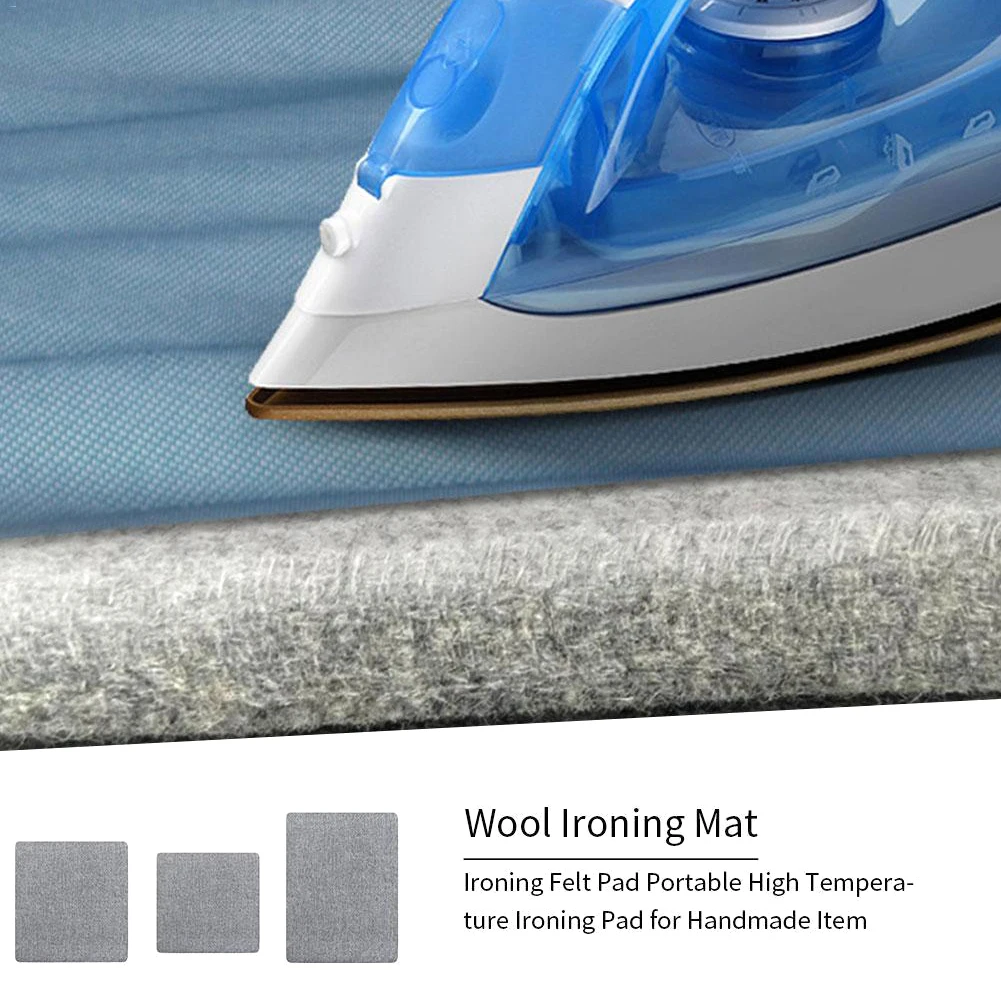 JIEHED Wool Pressing Mat Ironing Pad High Temperature Ironing Board Felt Press Mat for Home 