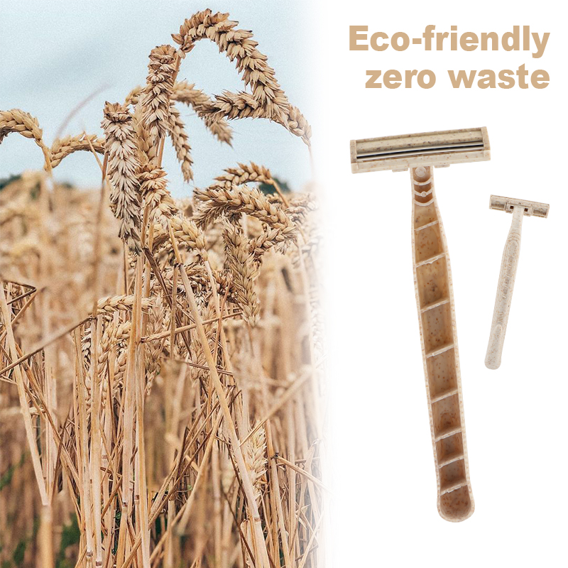 Best of EZ Eco-friendly Disposable Razors Wheat Straw Twin Sweden Stainless Steel Blade Highly-biodegradable Recyclable Reviews & Tips