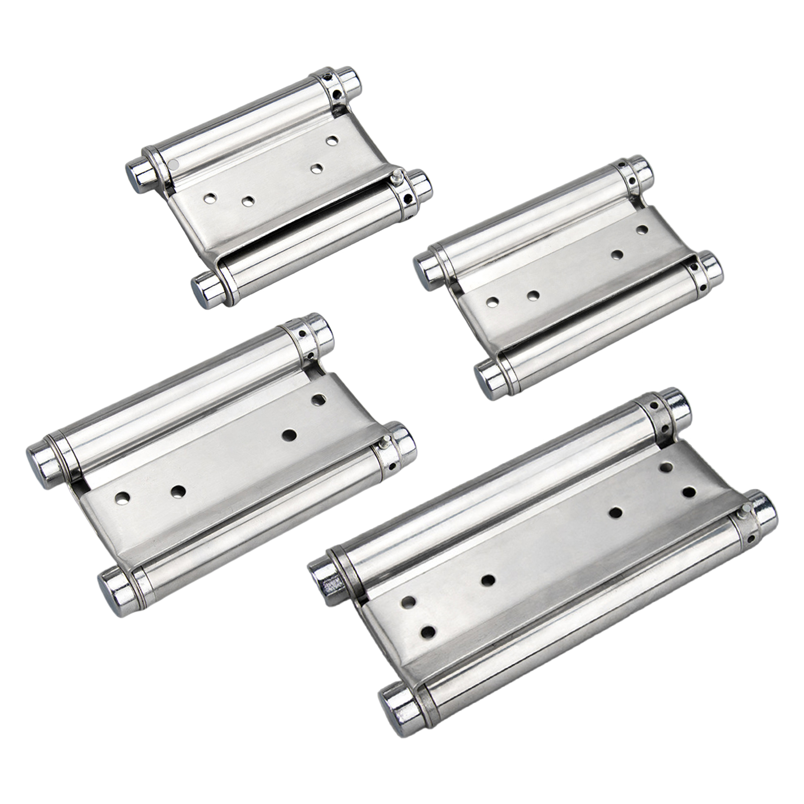 Spring Door Hinge Self Closing Adjustable for Two Way Free Door Bar Counter Fence Swinging Hinges