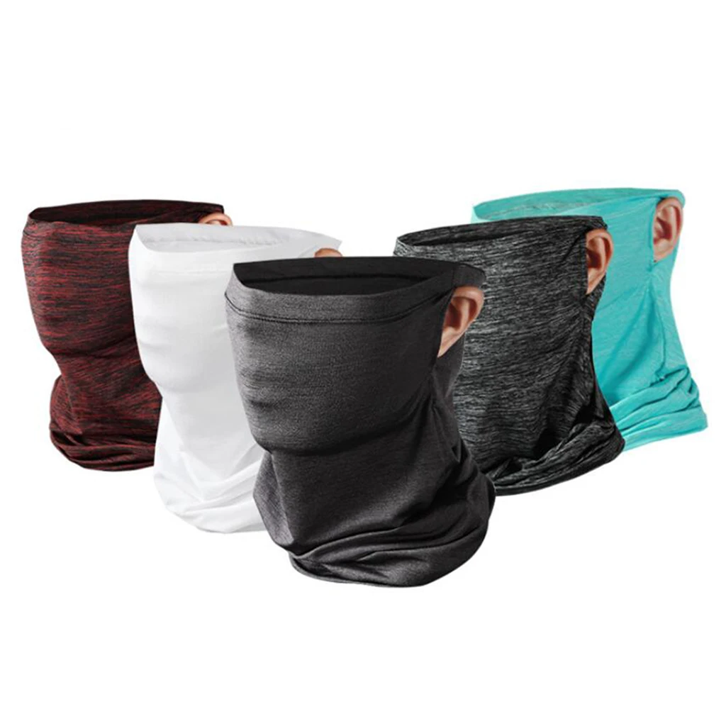 Silky Cycling Face Guard Cover Balaclava Scarf Women Men Neck Gaiter Headband