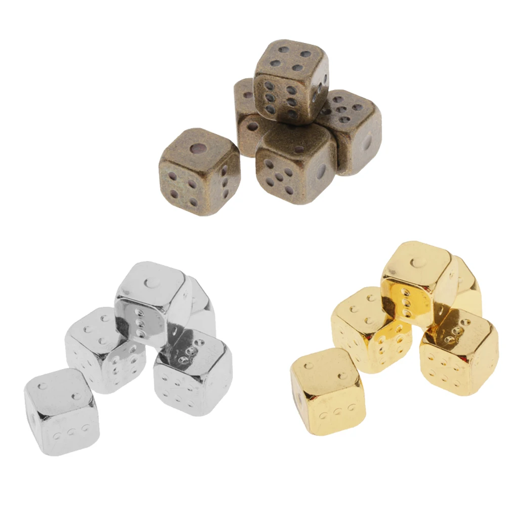 5 Pieces Milti-Sided 6 Sided Dice D6 Dices for MTG RPG DND  Role Playing Board Games