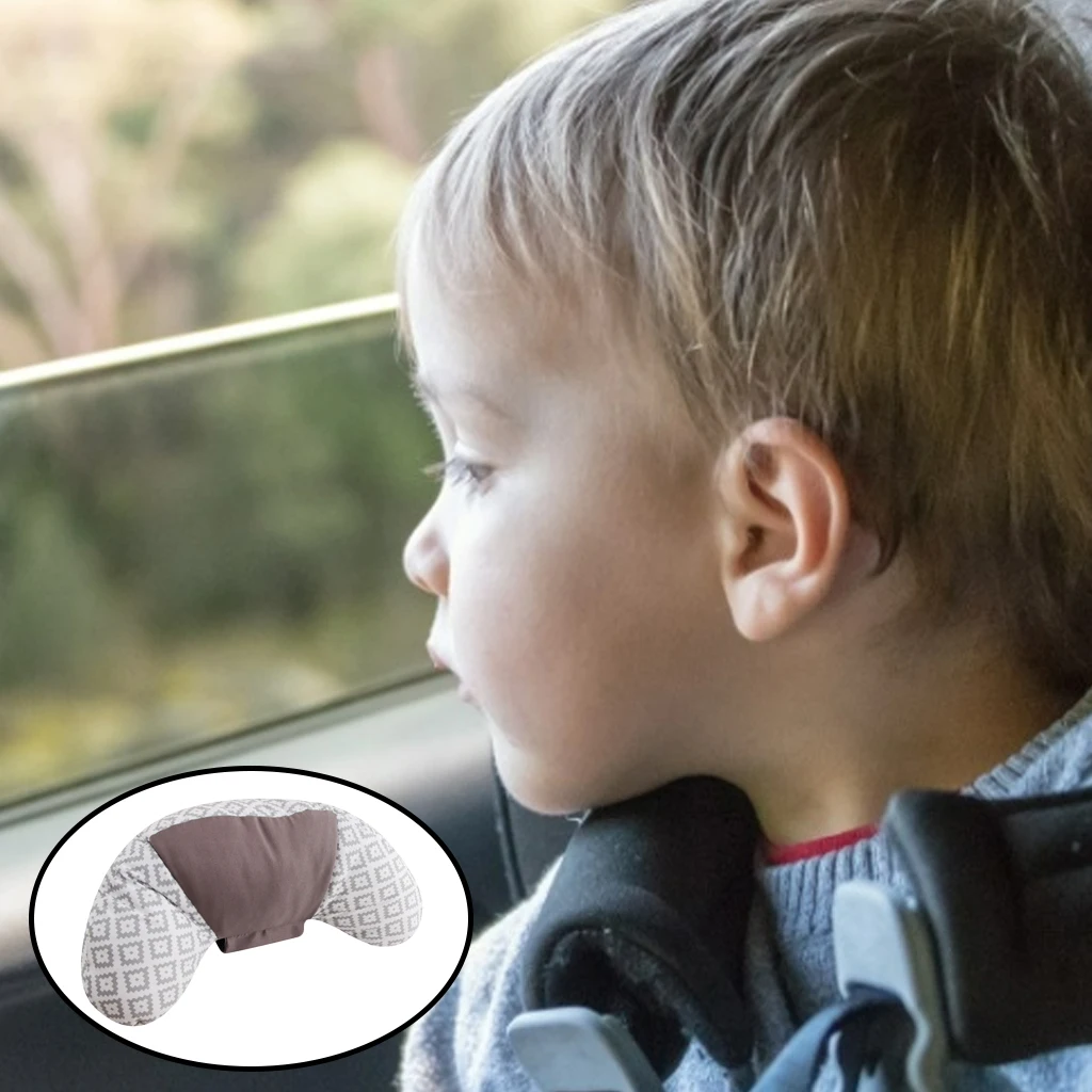 Universal Car Seat Belt Pillow Strap Pad Shoulder Neck Protection Travel Sleeping Headrest