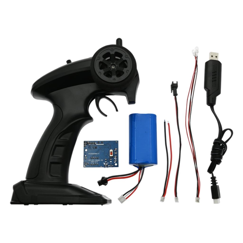 RC Controller 2.4G with Battery for Fy Model Fy001A Fy001B Accessories Replacement ,80‐100M Remote Control Distance Professional