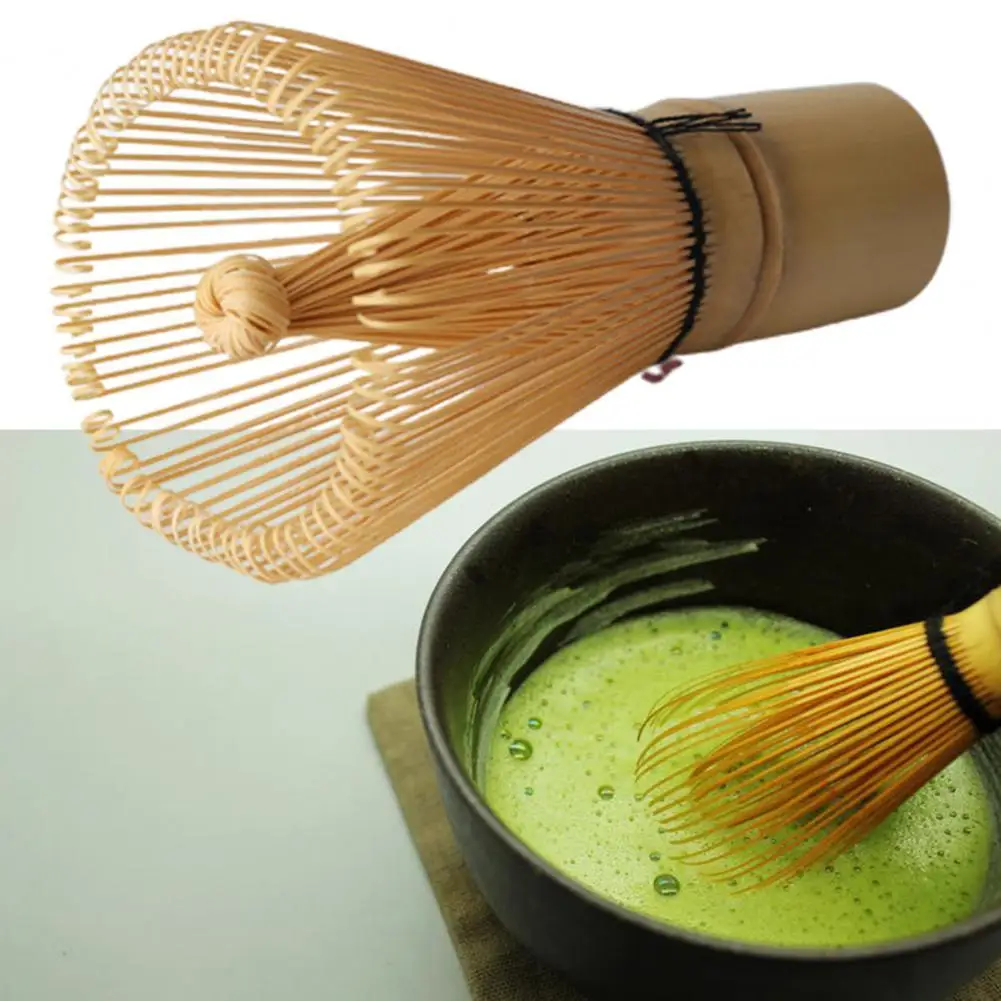 Dreammy Bamboo Traditional Powder Whisk Green Tea Preparing Matcha Brush Tea whisk Hand Made 