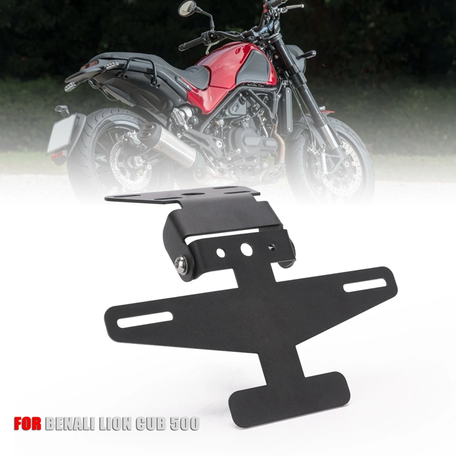 Motorcycle Rear License Plate Holder Frame Bracket For Benelli 502C