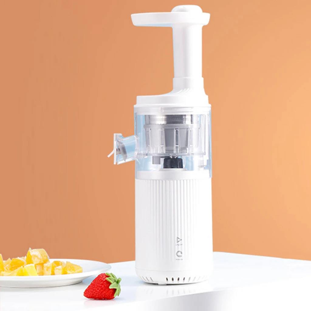 Small Masticating Juicer BPA-Free Easy Clean Electric Slow Juicer Juice Extractor for Vegetable Fruit Juice Smoothies