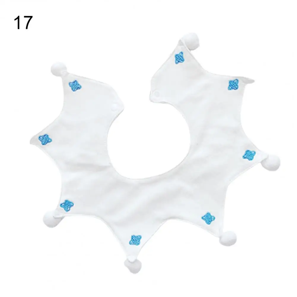Saliva Towel Bib Baby 360 Degree Rotatable Super Absorbent Soft Cute Baby Petal Bib Baby Feeding Saliva Towel For Baby  Products Baby Accessories