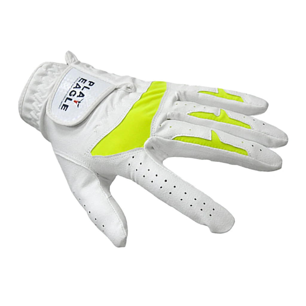 High-performance Women Ladies Golf Single Glove Right / Left Hand Pro Soft Breathable Microfiber PU Sweat Absorbent Glove