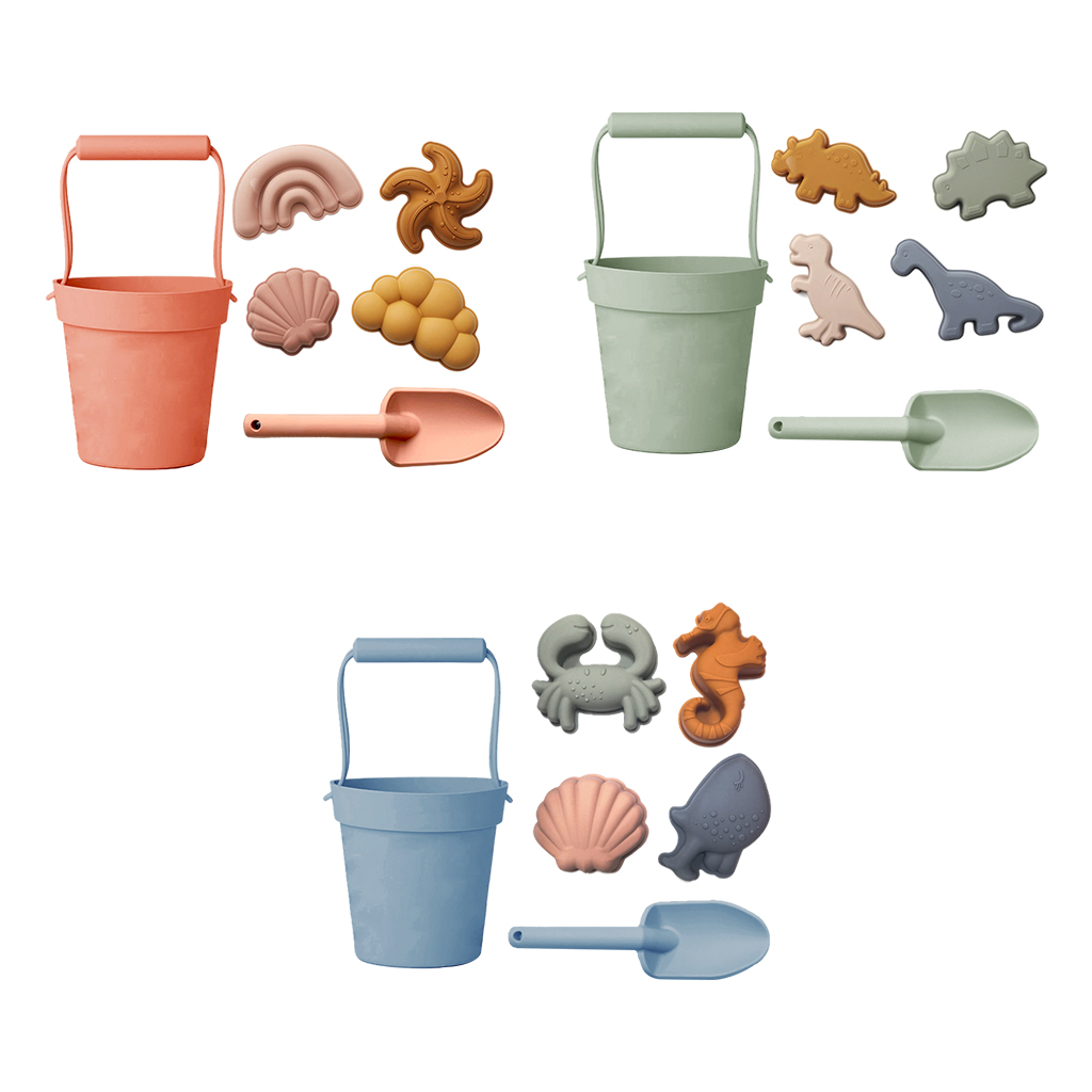Set of 6 Beach Game Toy, Sandpit Digging Sand Tools, Toddler Summer Sand Toys, Indoor Outdoor