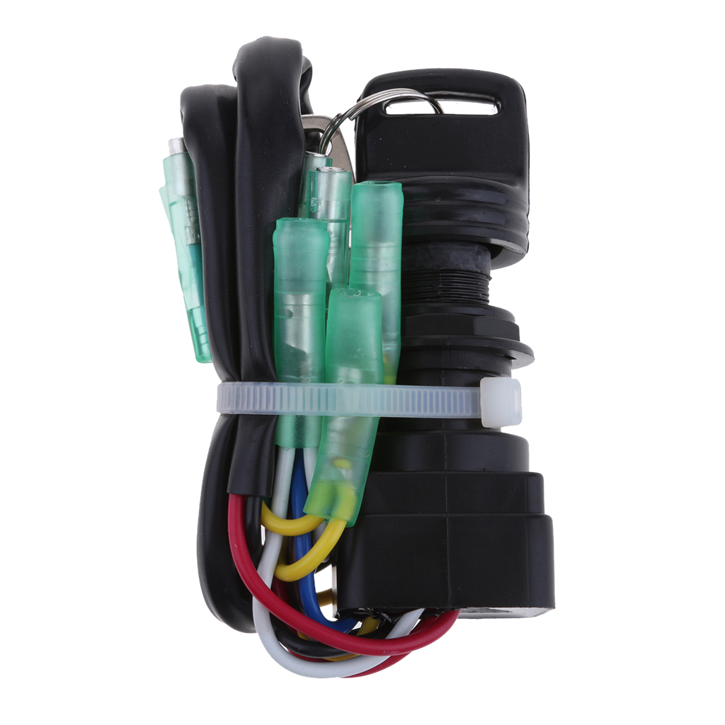 MagiDeal Plastic Durable Boat Ignition Key Switch for Yamaha 40HP 60HP Outboard Motor RV Yacht Dinghy Replacment Accesories