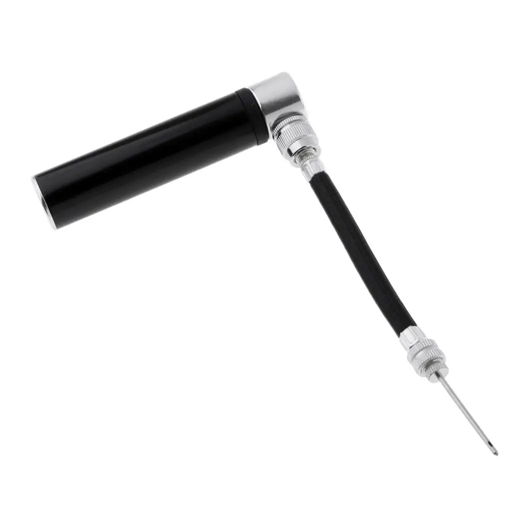 Mini Bicycle Tire Pump for Road, Mountain and BMX Bikes, High Pressure 120 PSI with Mount Bracket Pump Extension Hose