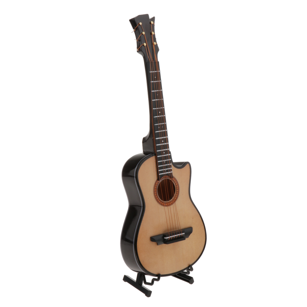 25CM Simulation Electric Guitar Model Doll Accessories for Music Room Ornament