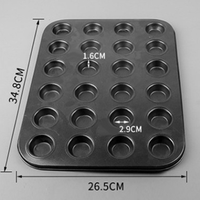 48 Cavity Cupcake Mold Kitchen Cupcake Mold Effortlessly Bake 48 Mini  Cupcakes with Non-stick Carbon Steel Muffin Tray for Easy - AliExpress