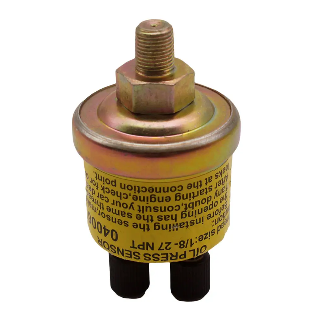 1/8 NPT Universal Oil Pressure Sensor Sender Gauge Replace Electric Psi