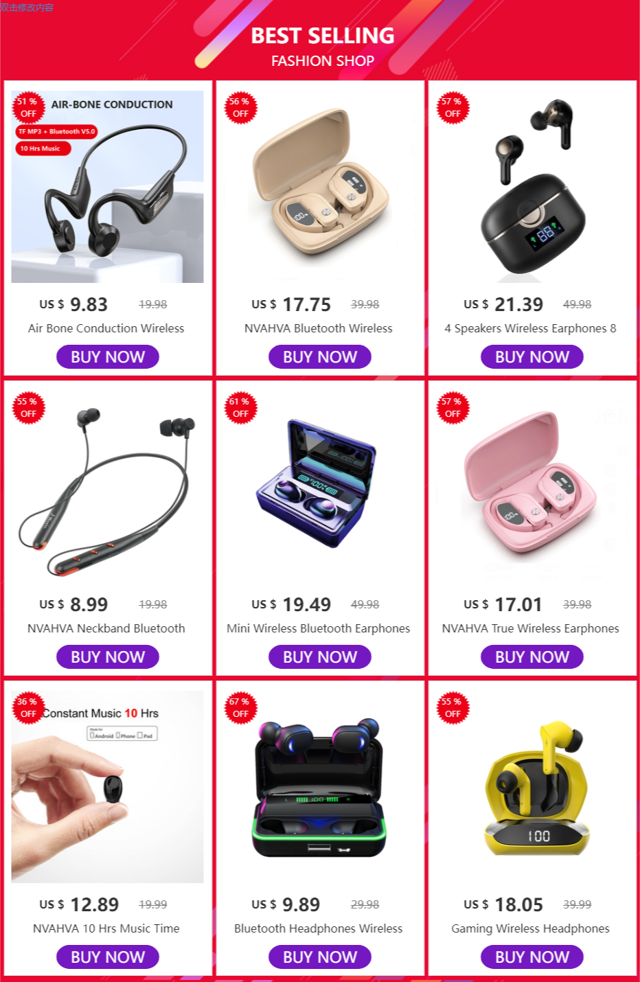 Gaming Wireless Headphones Music Bluetooth Earbuds Headset with Charging Case Mic Call Noise Cancelling Cellphone Game Earphones Gaming Wireless Headphones Music Bluetooth Earbuds Headset with Charging Case Mic Call Noise Cancelling Cellphone Game Earphones