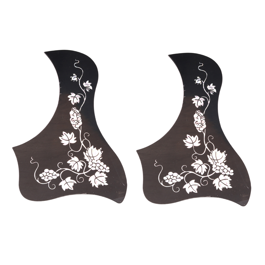 2x Popular Acoustic Guitar Pickguard Wooden Pickguard Anti Scratch Plate