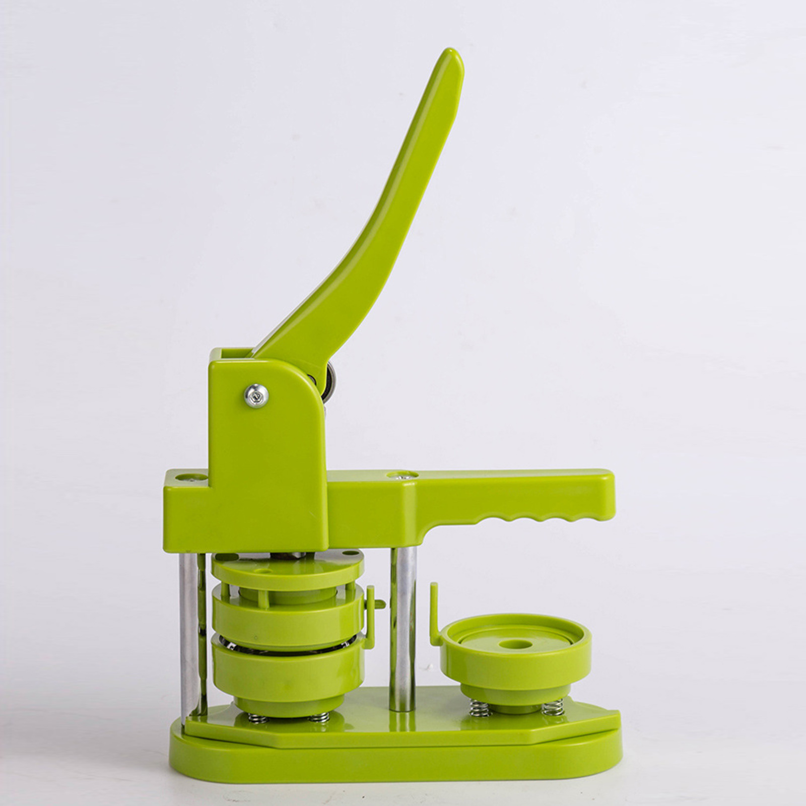 Badge Maker Machine with Round Die Moulds Making Pin Button Press Cutter Circle Button Badge Machine Badge Button Making Kits