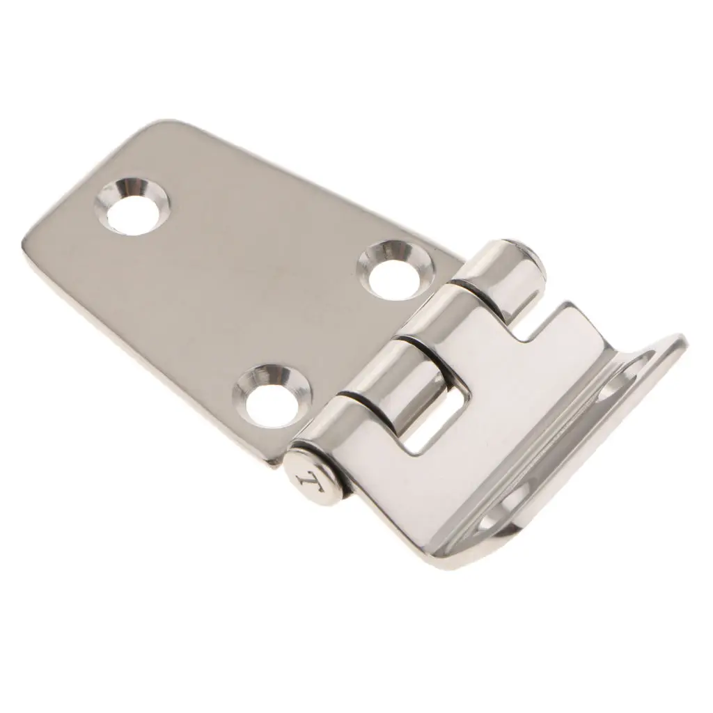 Boat Door Hinge Marine 304 Stainless Steel Hinge Short Side Cabinet RV Yacht Marine Hardware Horsebox 75x40mm Boat Accessories