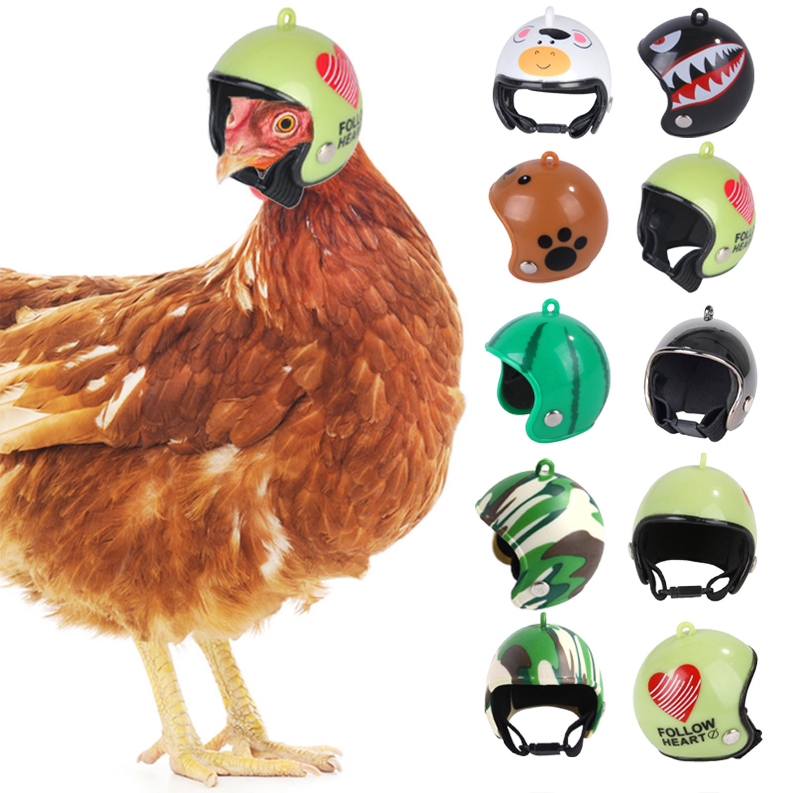 chicken helmet cover