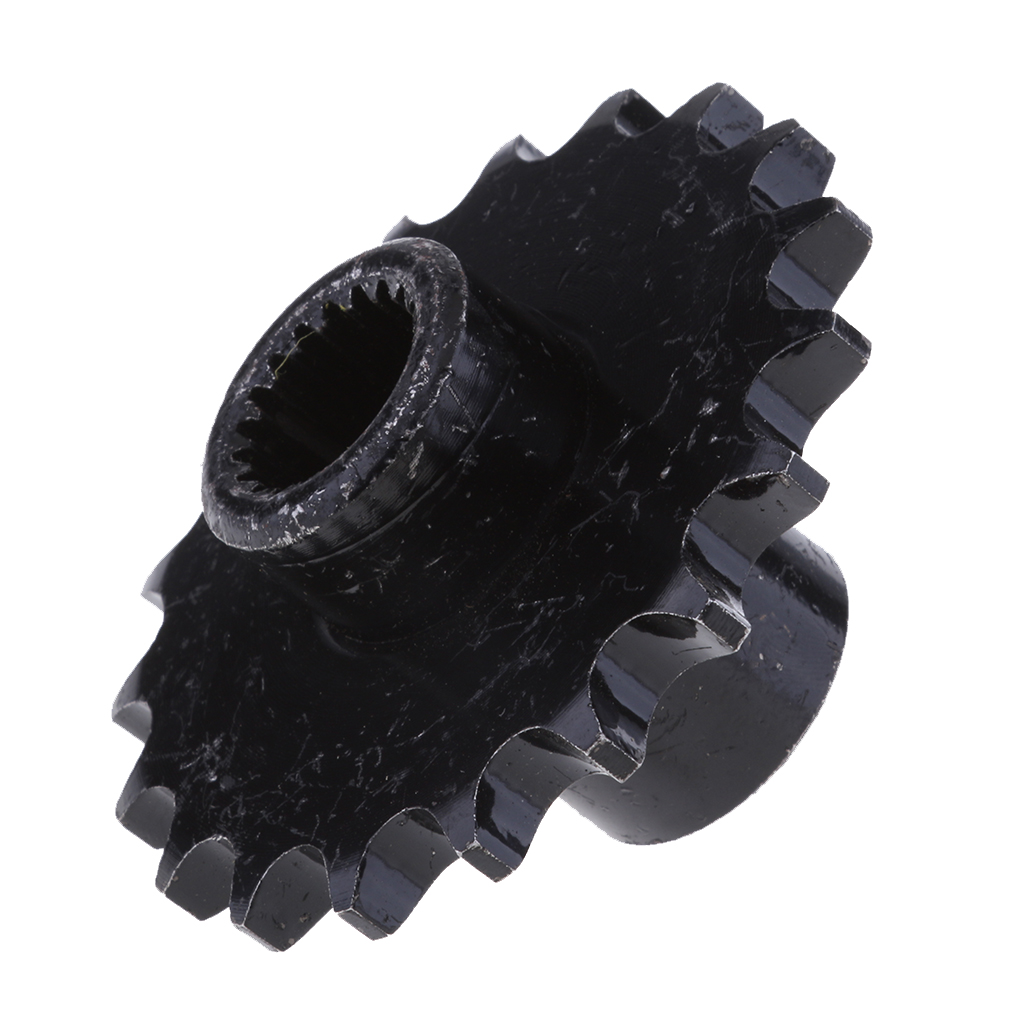 19 Teeth 428 Front Chain Sprocket Cog Gy6 125 150cc Quad Dirt Bike ATV Buggy Metal 19T Rear Sprocket Cog for 428 Chain Black