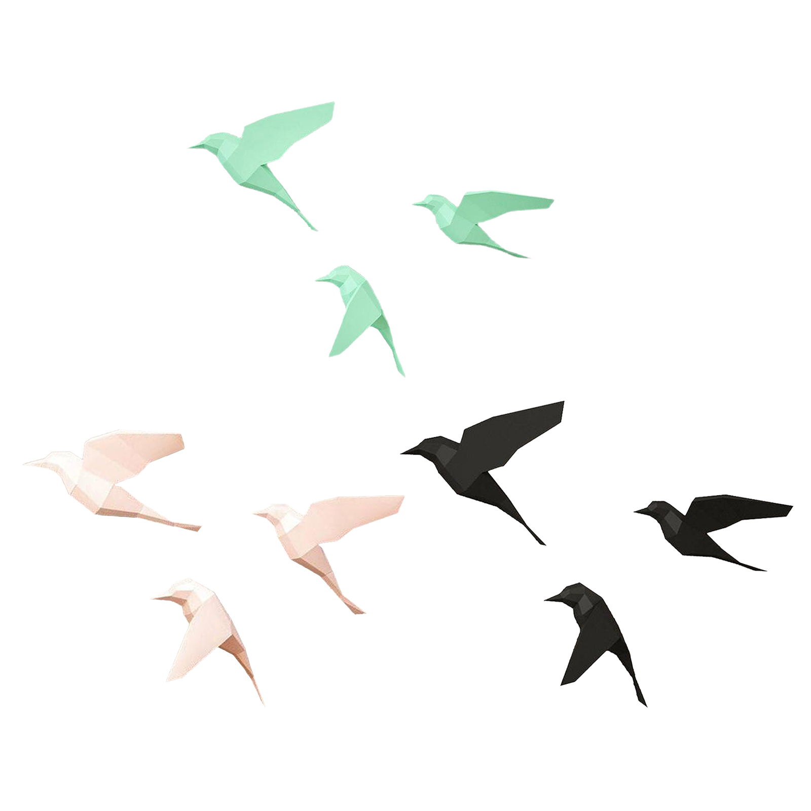 Geometric 3D Paper Model Building Puzzle Paper Craft DIY Templates Art Decor