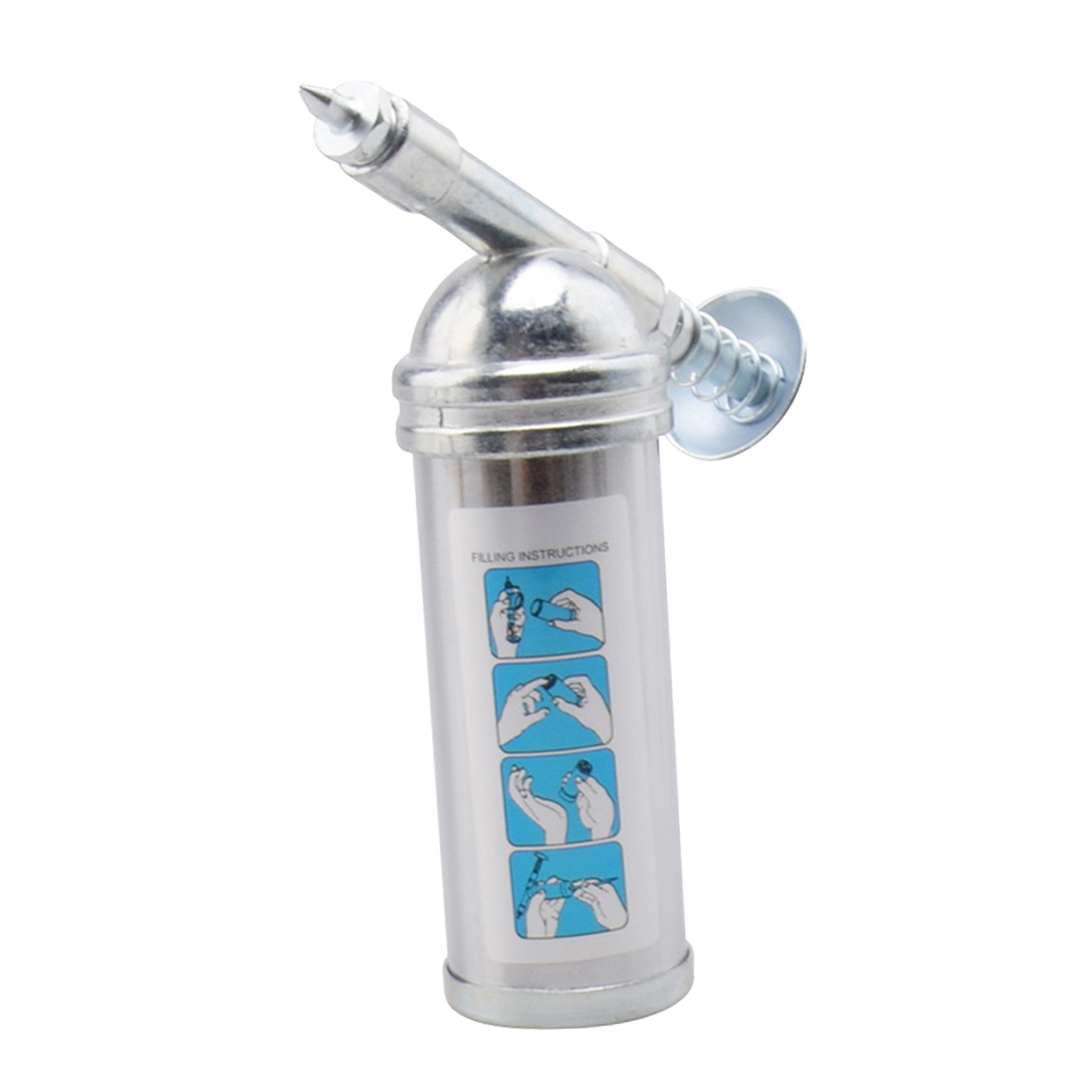 Portable Mini Grease Gun Lubricator 1000PSI/60bar 450cc Edge Lubrication Tools Caulking Quick Connect Household