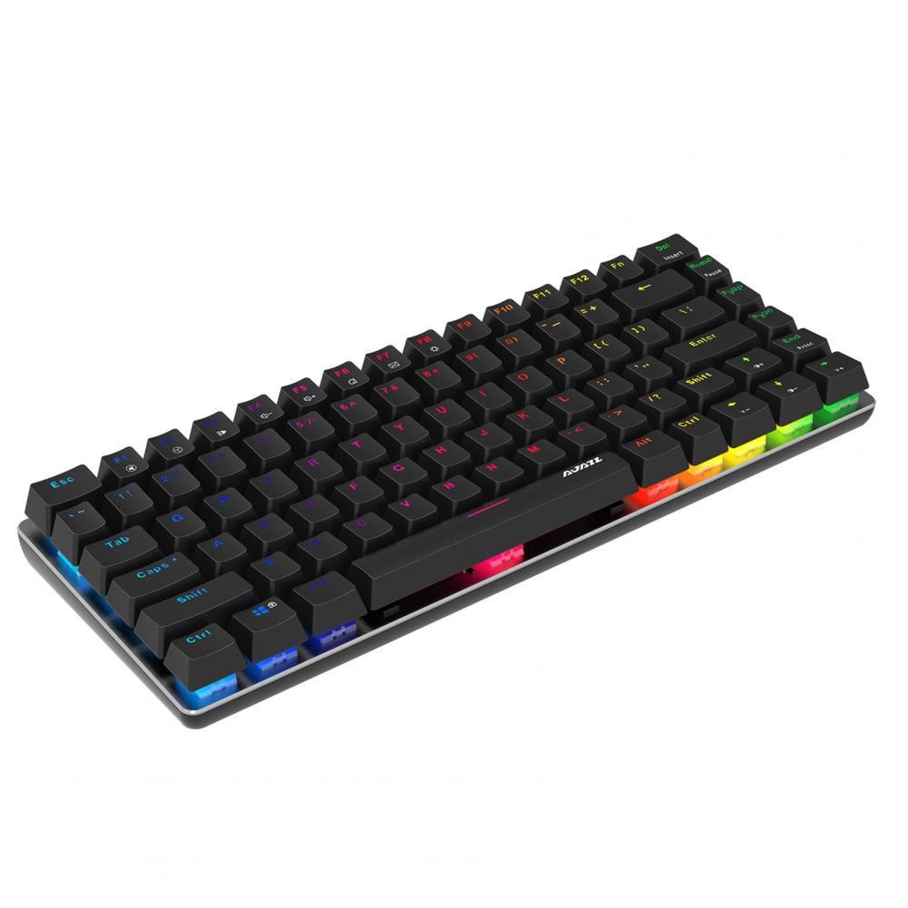 jogos rgb retroiluminado anti-fantasma preto azul vermelho