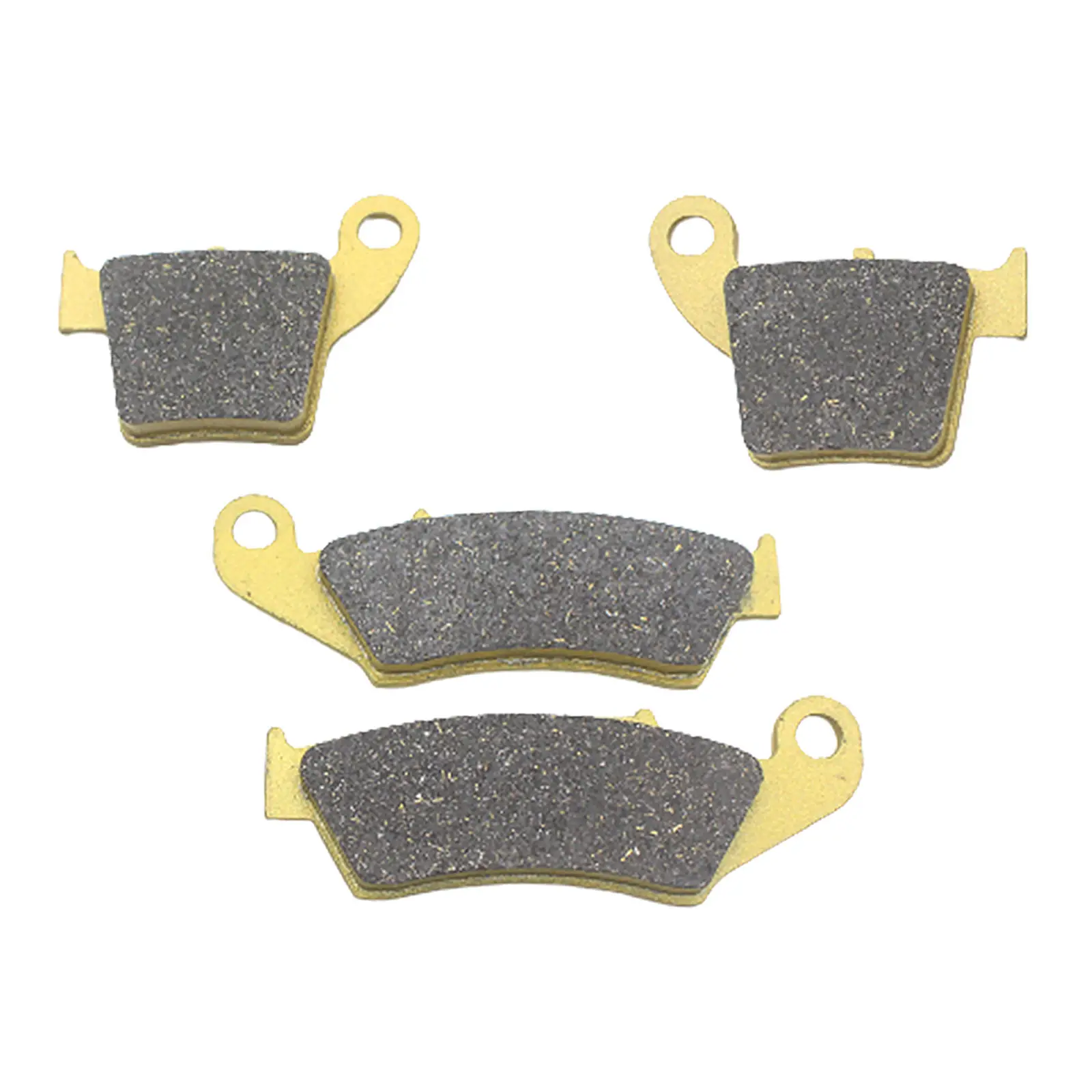 4Pcs Motorcycle Front Rear Brake Pads Replacement Set For CR125 CR250 XR300R XR400 XR650L XR600