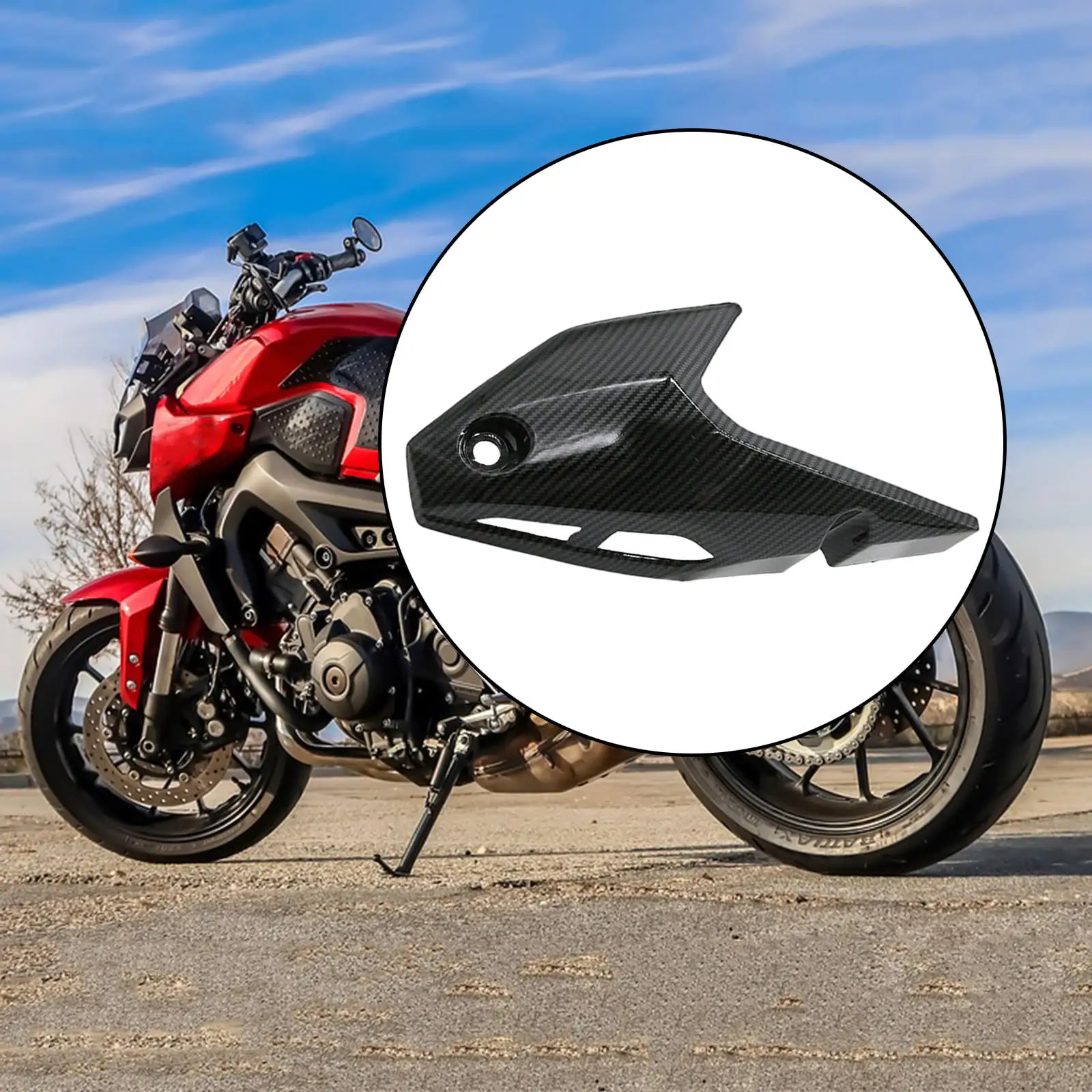 Motorcycle Exhaust Pipe Cover Trim Panel Guard Exhaust Heat Shield, for Honda Adv150 Adv 150