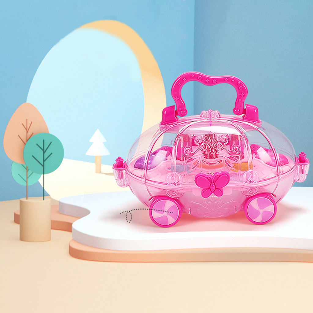 14 PCS Cute Makeup Set Simulation Pretend Fashion Cosmetics Accessories Play Set Washable Birthday Gift for Ages 4 & Up