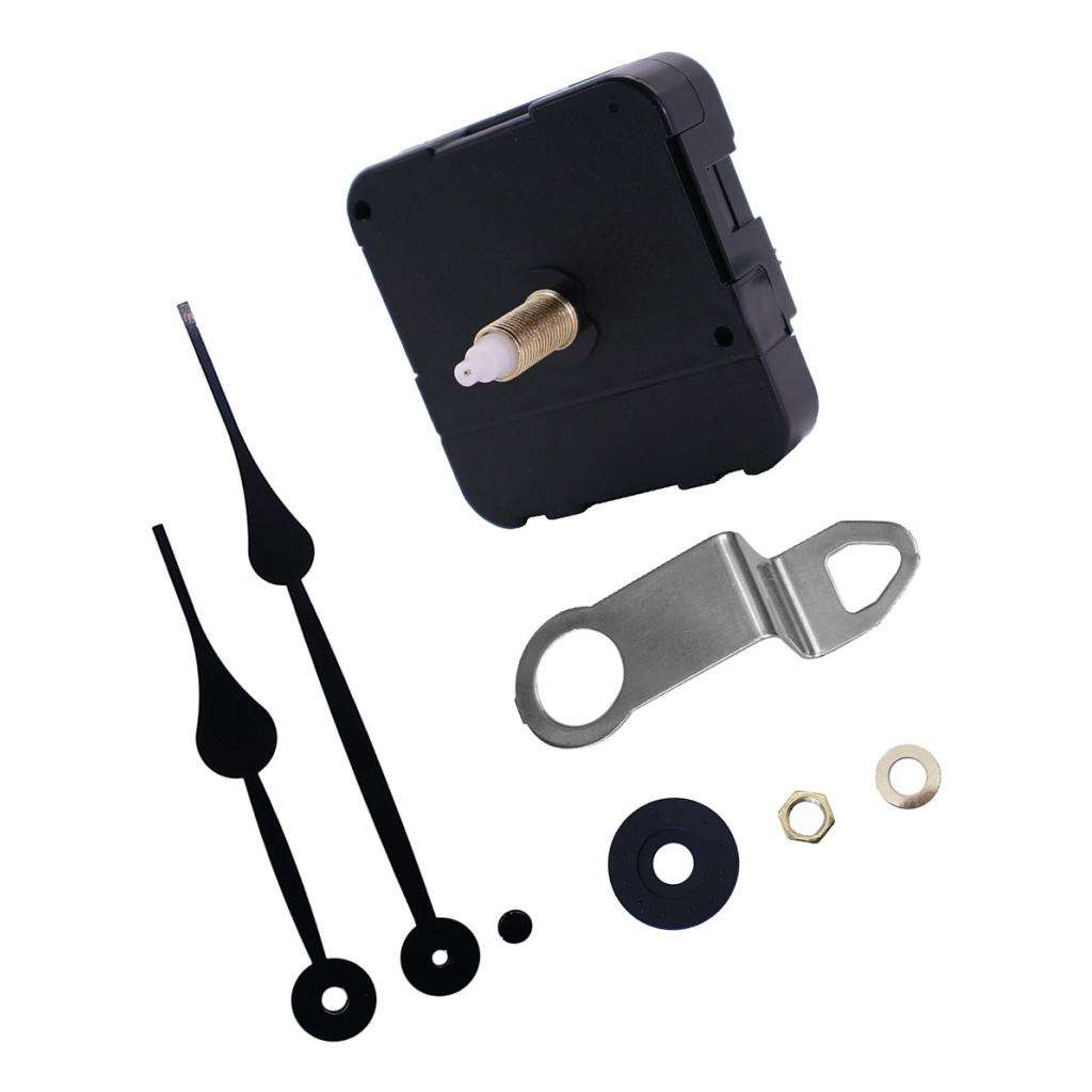 Quartz Wall Clock Movement DIY Spare Parts Set Black Professional Kit