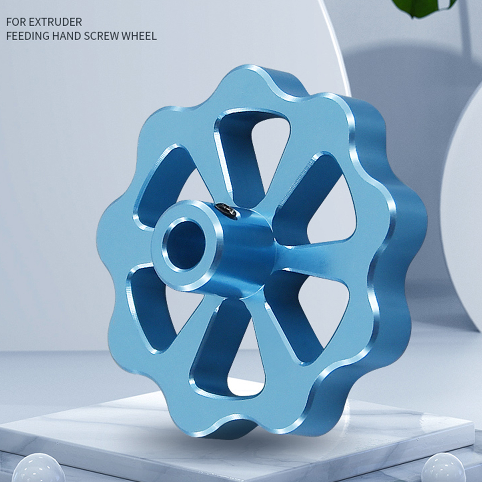 3D Printer Parts Extruder Knob Feeding Hand Screw for CR-10 Screw Wheel Accessory Aluminum Alloy Axis Motor Handwheel