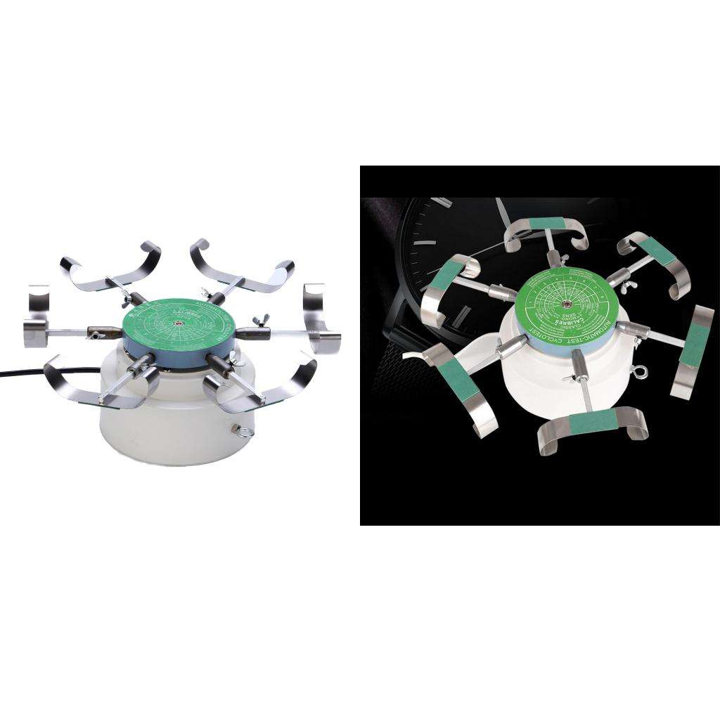 110V Watch Winder 6 Arms Watch Wind Test Machine Automatic Watch Winder For Watchmaker