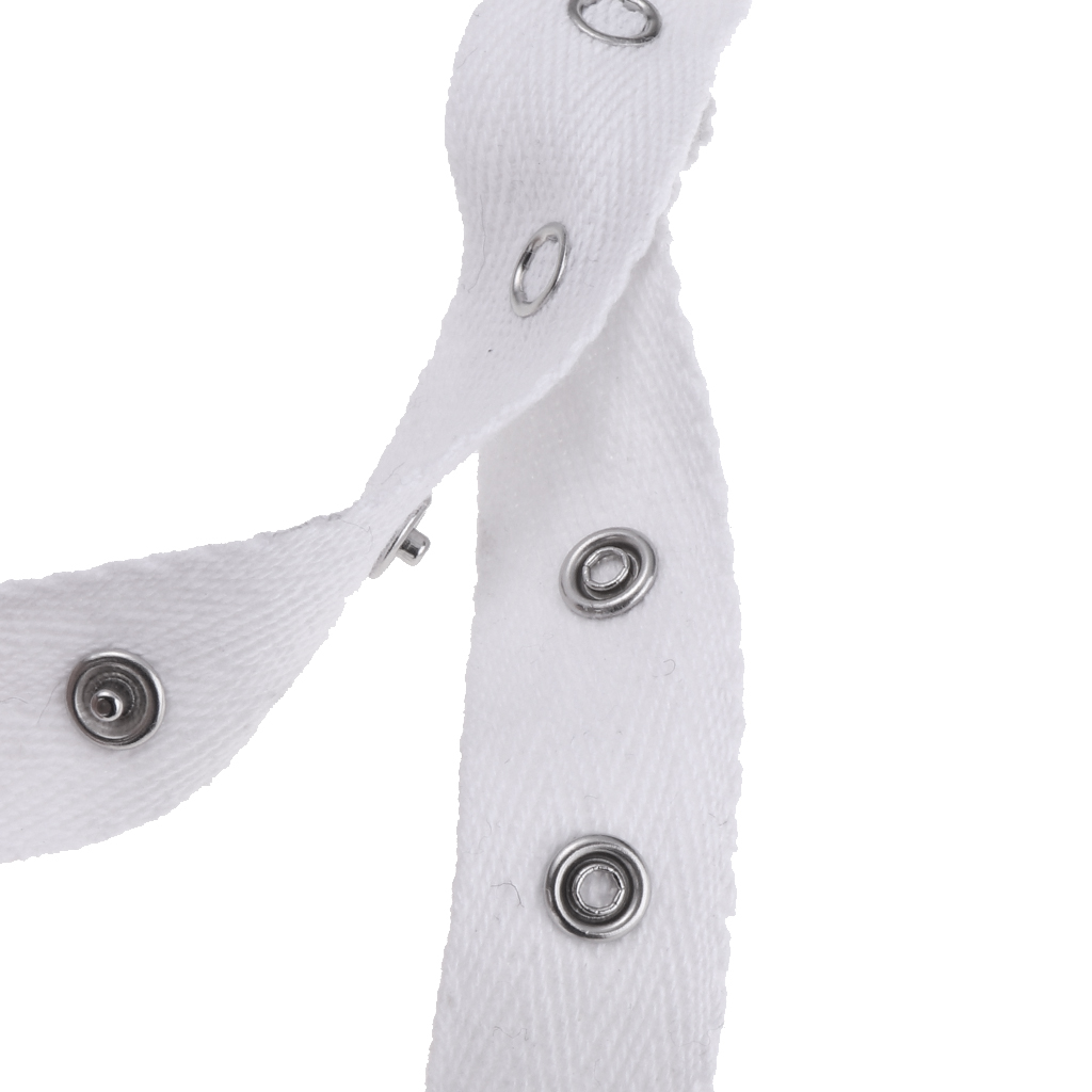 2 Yards 20mm Silver Metal Snap Buttons Tape DIY Sewing Craft Supply Fastener