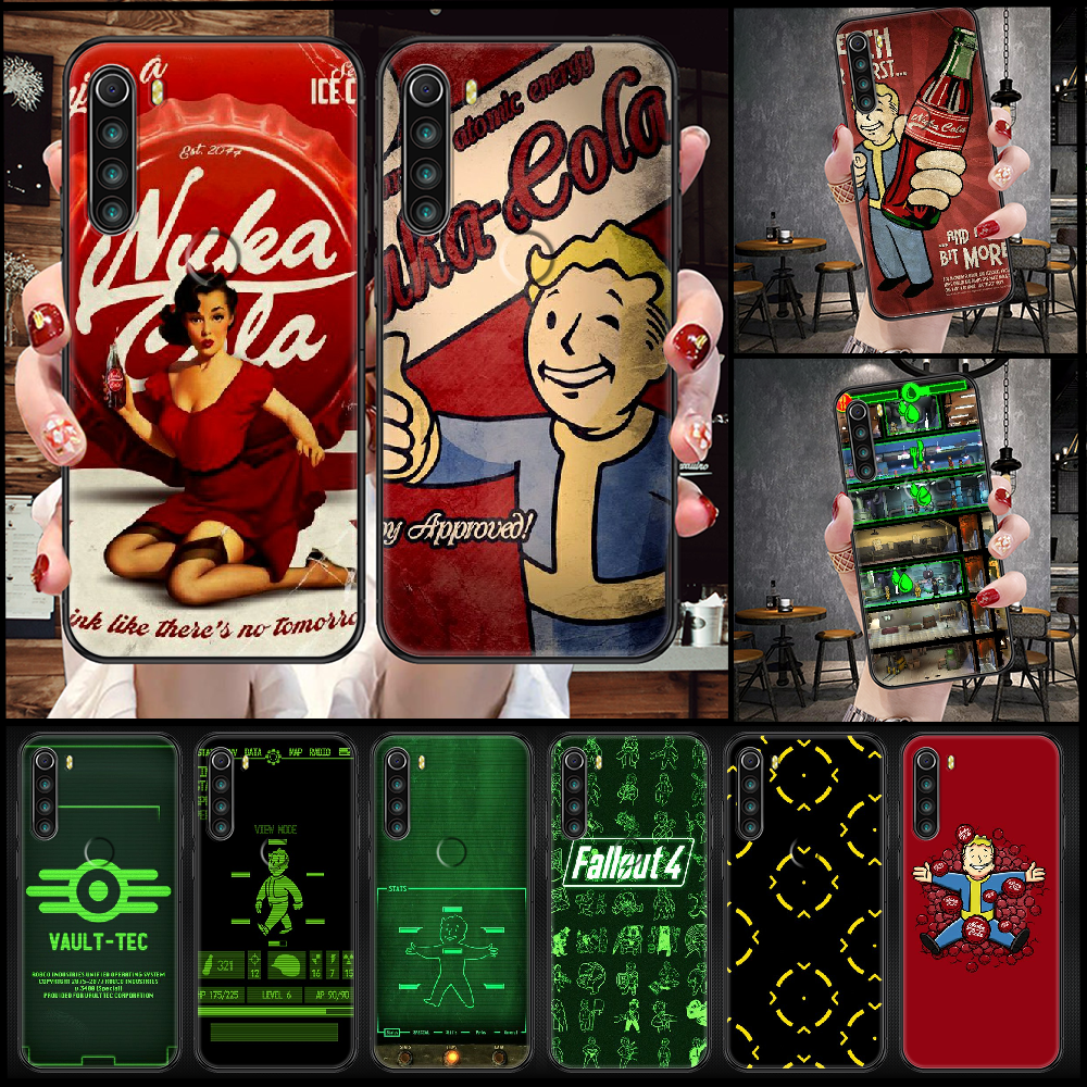 Чехол для телефона Game Fallout укрытие для Xiaomi Redmi Note 7 8 9 10 7A  8T 9A 9T 9S 10S Pro черный трендовый чехол художественный чехол 3D Etui |  AliExpress