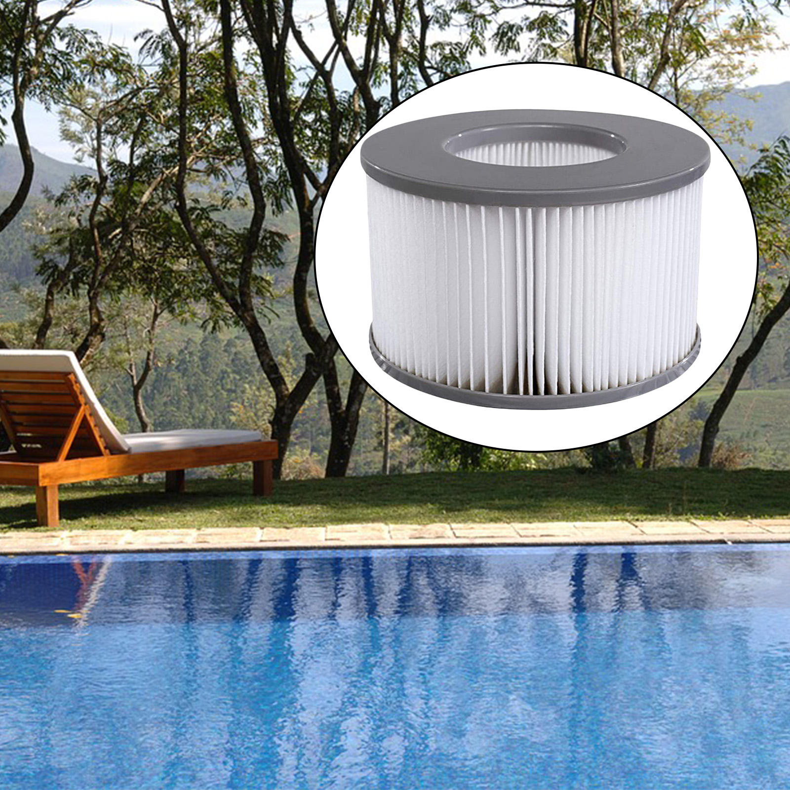 Inflatable Bathtub Hot Spa Pool Filter Cartridges Replacement Part for Mono for Camaro Swimming Pool Filter Replacement