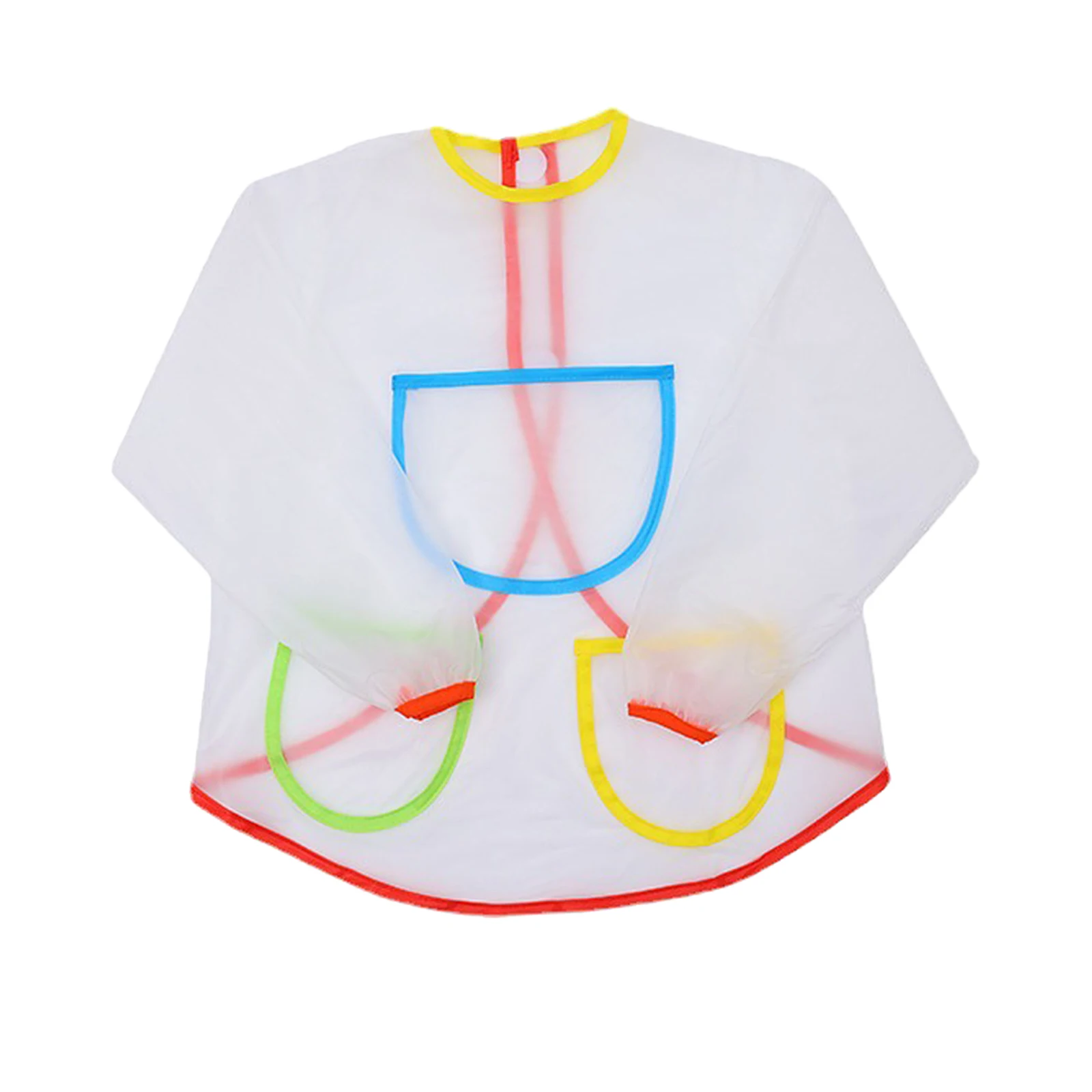 Kids Apron for Painting School Smock for Painting Boy`s and Girl`s Portable Long Sleeve Waterproof Child Art Apron