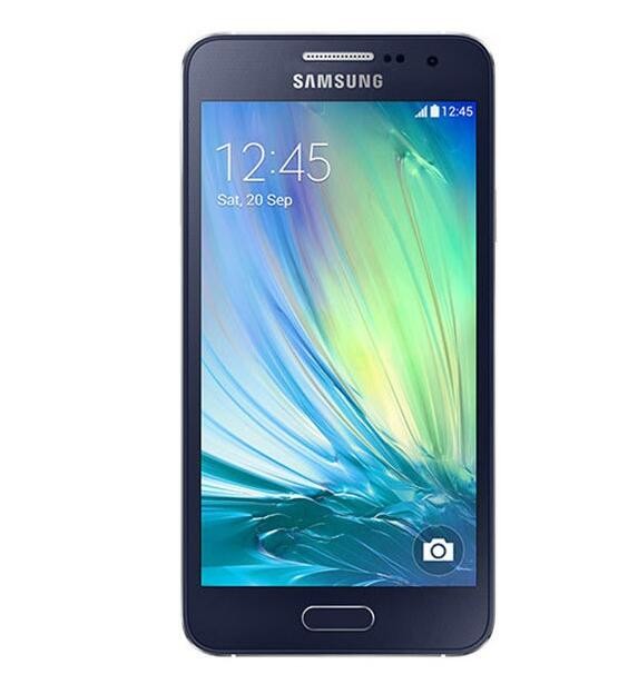 Telefone Celular Desbloqueado Samsung Galaxy a3 Quad Core 1gb Ram 4.5 Touchscreen 4g-lte cb Rádio Duplo Sim A3000 3 Walkie-talkie