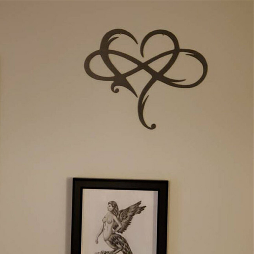Wrought Iron Heart Wall Decor Hallway Patio Home Kitchen Yard Doorway Indoor Outdoor Hanging Décor Artwork