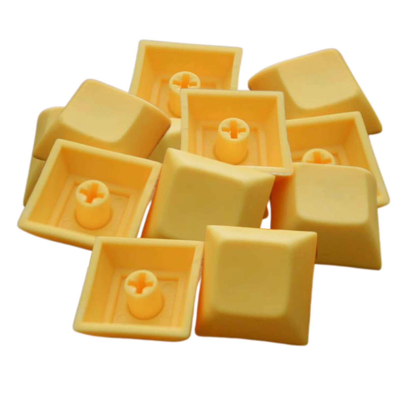 12pcs PBT DSA Keycaps Blank for MX Switches Mechanical Keyboard Lake Blue
