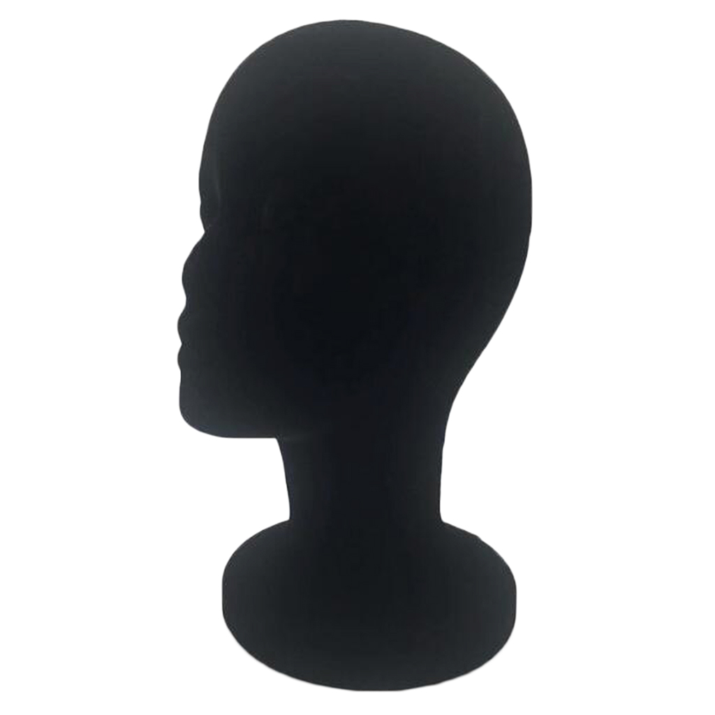 Foam Head Styrofoam Mannequin Head Model Hat Wig Holder Display Stand Rack for Salon Shop Painting Head Models