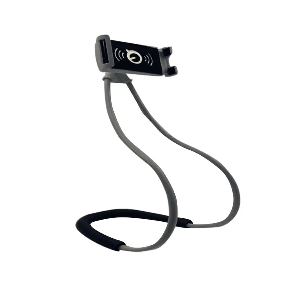 mobile grip holder Universal 360 Degree Rotation Hanging Neck Phone Tablet Holder Bracket Stand car dashboard phone holder