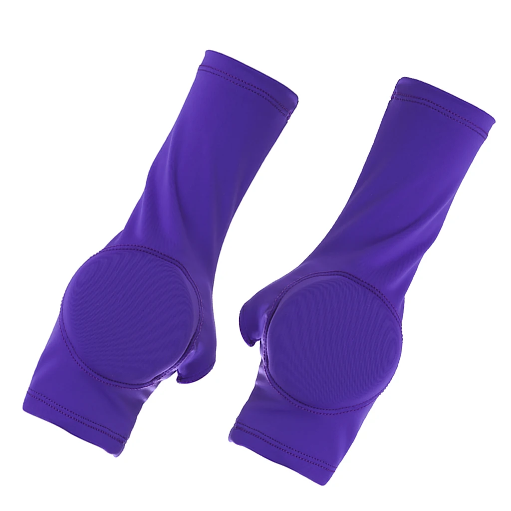 Thermal Figure Skating Gloves Palm Hand Guard Sports Protective Gear for Girls Women Ladies Ice Figure Skating Skiing
