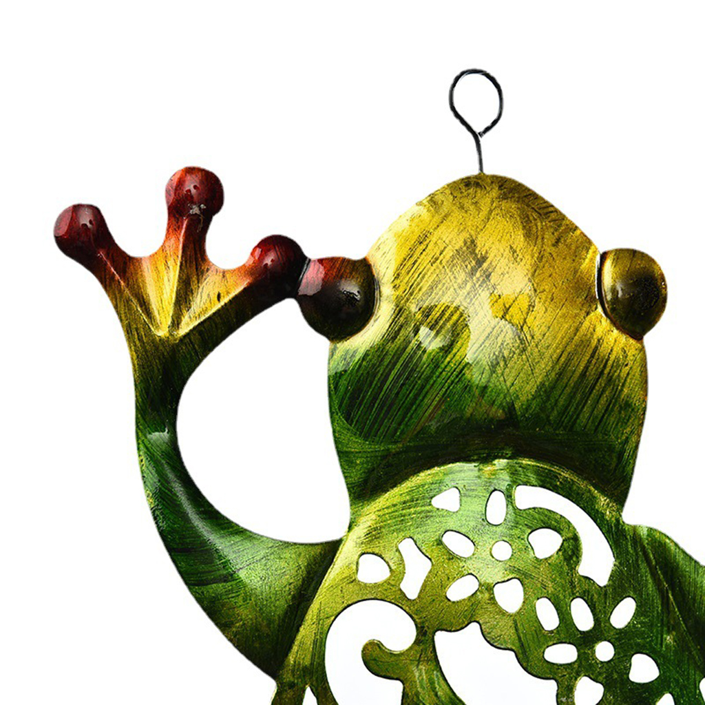 Frog Wall Hanging 3D Tree Sculpture Yard Indoor Home Bedroom Decoration Wall Sculpture Fence Frogs