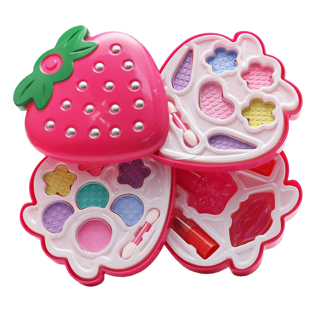 Pretend Play Cosmetic Makeup Toy for Girls Kids Glitter Starter Pallets