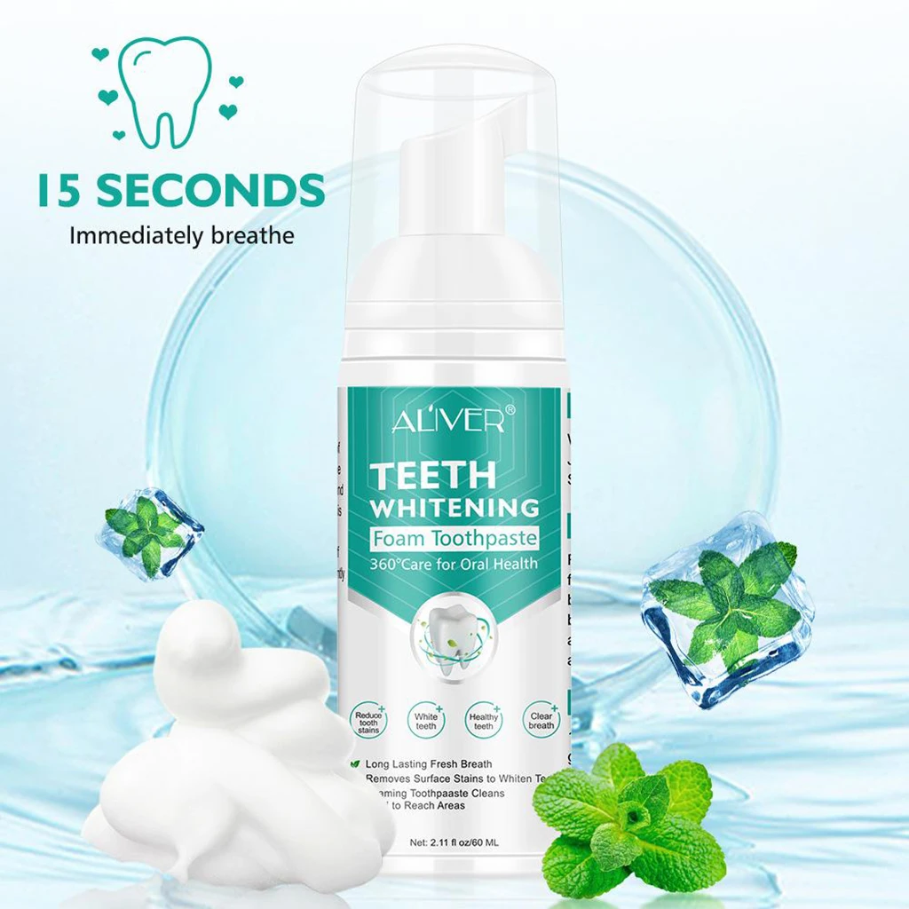 Whitening Teeth Cleaning Foam Teeth Cleaning Mousse Fresh Breath Remove Dents and Smoke Teeth Oral Health Care Tools Whitening Teeth Cleaning Foam Teeth Cleaning Mousse Fresh Breath Remove Dents and Smoke Teeth Oral Health Care Tools