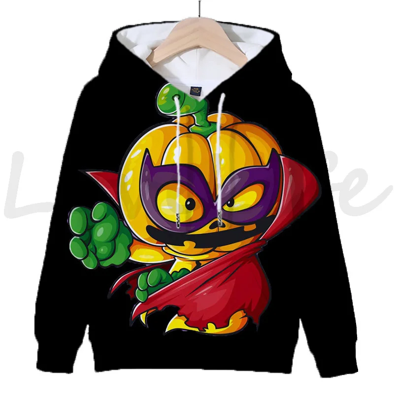 Super zings hoodies crianças meninos meninas pulôver