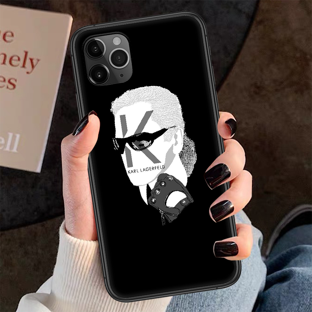 Бренд Lagerfeld дизайнерские KARLs чехол для телефона чехол Корпус для  iphone 5 5s se 2, 6, 6s, 7, 8, 12 мини plus X XS XR 11 PRO MAX чехол из ТПУ  | AliExpress