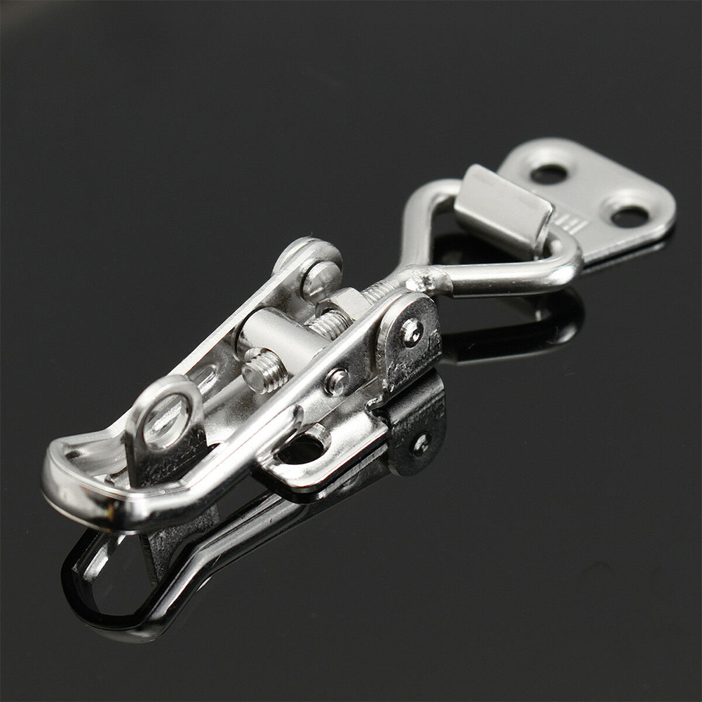 Защелка рычажная пружинная (Steel Zinc Plated toggle Latch, Spring loaded, 61x29x11), RS Pro