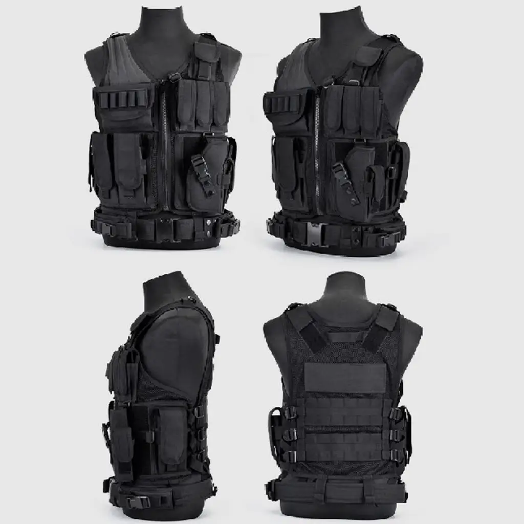 Adjustable Outdoor Tactical Vest   Breathable Combat Training Vest